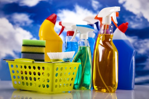 Weekly house cleaning in Bow routine with organized household tasks
